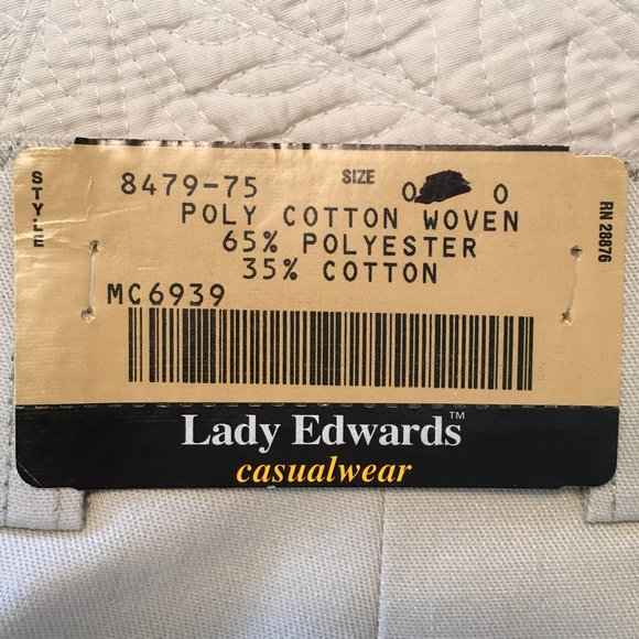 LADY EDWARDS Pleated Front High Rise Chino Short   NWT!! - Picture 8 of 10